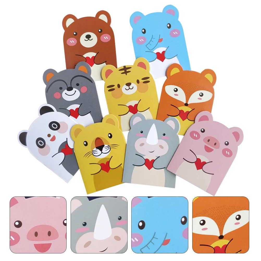 

45 шт., Детские открытки с мультяшными животными