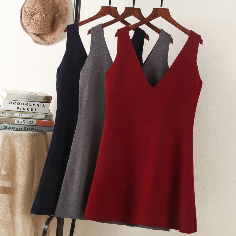 

Sweater Dresses Ladies Tight Dress Knitted 2024 Robe Clothes Clothing Korean Fashion Elegant Women Black Casual Vintage Pregnant