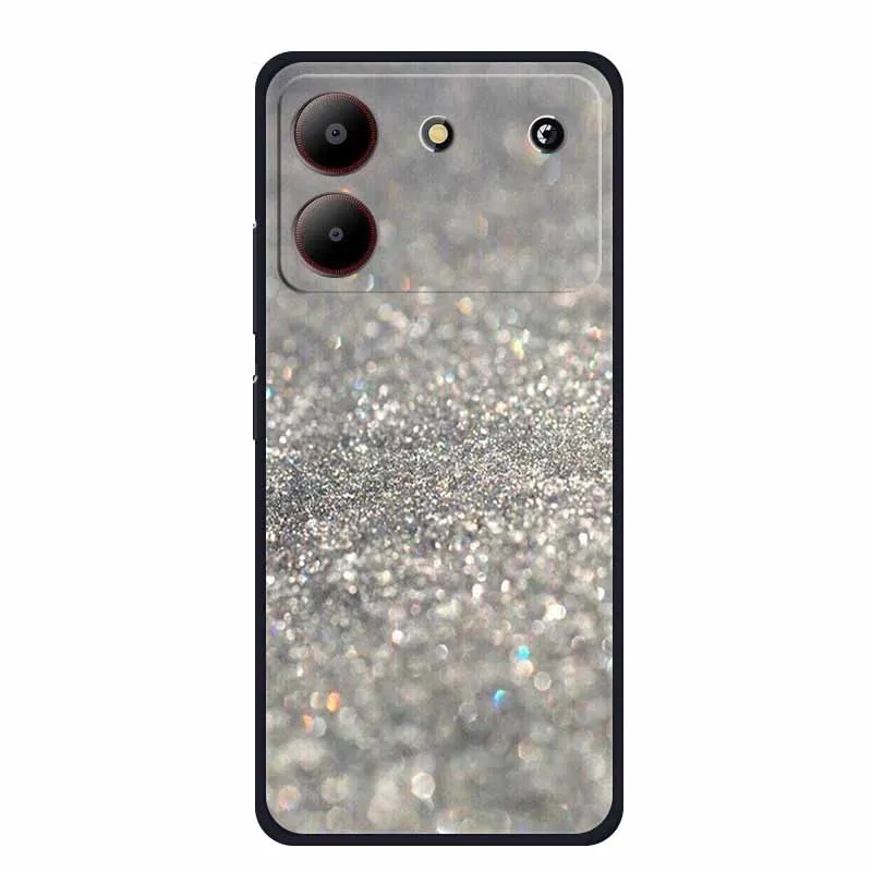 Marble TPU Soft Silicone Back Cover - Colorful Phone Case