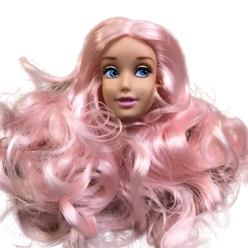 MENGF Neue Puppenköpfe Langes buntes Haar Puppenköpfe Mädchen Weiches Haar Puppendekorationen Gutes Make-up Chinesische klassische Mädchenpuppenfiguren – Detail 33