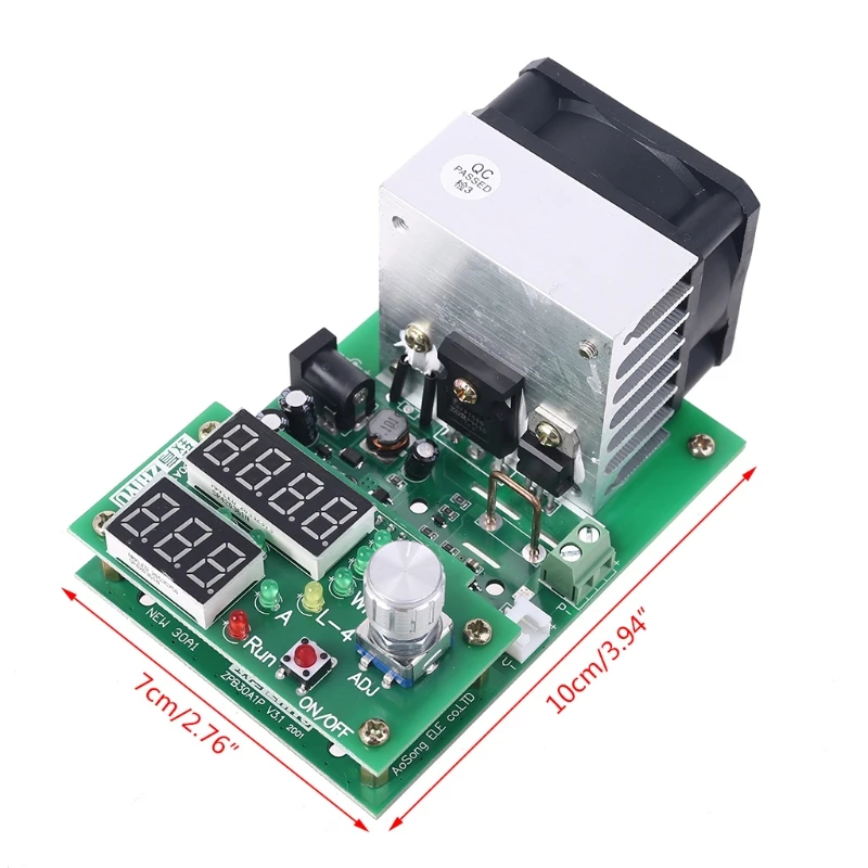 60W 9.99A 30V Constant Current Electronic Load Battery Discharge Capacity Tester 6