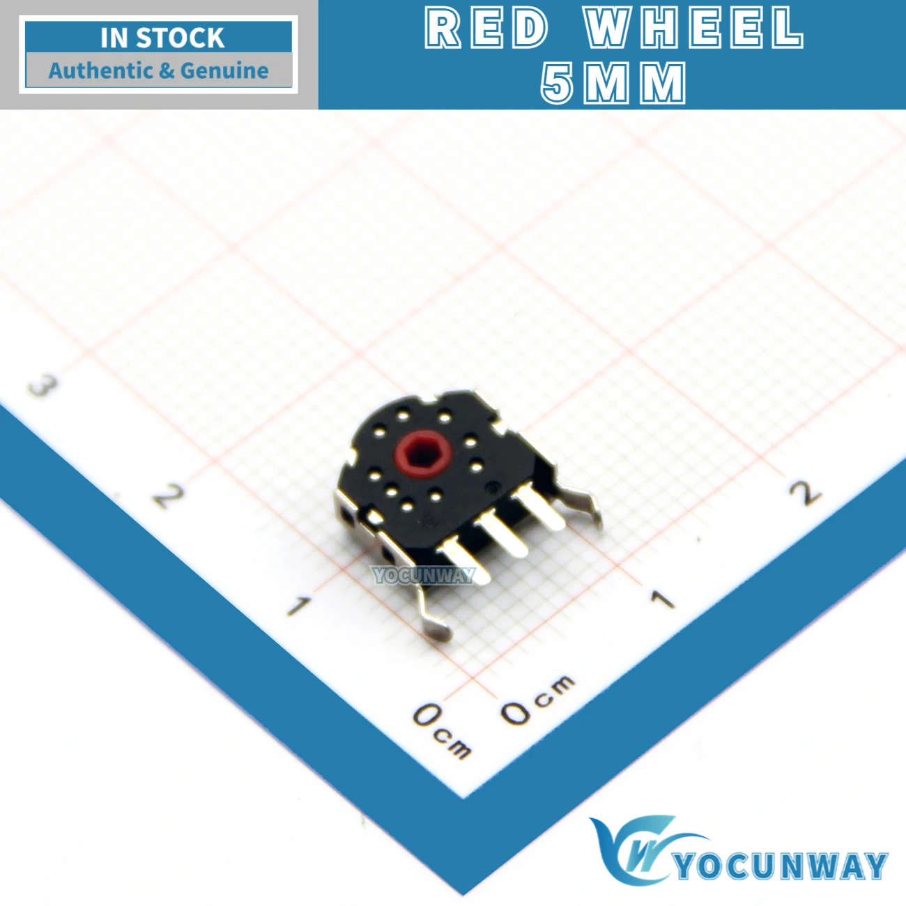 KAILH 5-7-8-9-10-11mm rotary mouse scroll wheel encoder with 1.74mm hole mark 20-40g force PC mouse 5Pcs-100PCS mouse scroll wheel encoder
