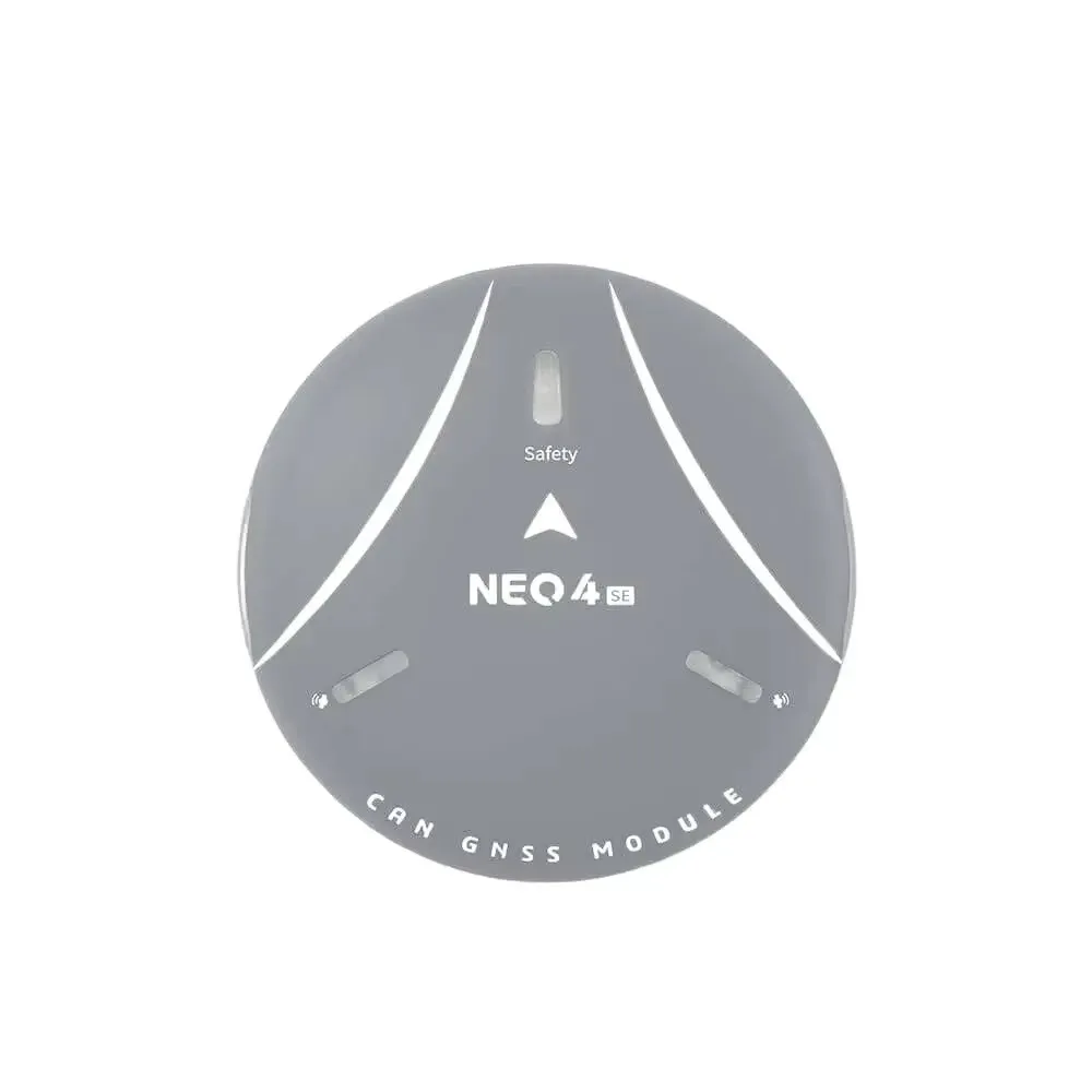 Module GPS NEO 4 SE u-blox M10 DroneCAN avec boussole, installé sur un drone avec câbles branchés