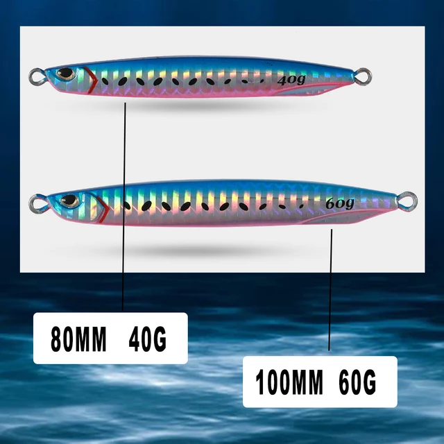 AYWFISH Glow Fishing Jigs 60G / 90G Artificial Sea Water Jigging Metal  Baits Long Casting Luminous Effect Fishing Lures On Sale - AliExpress