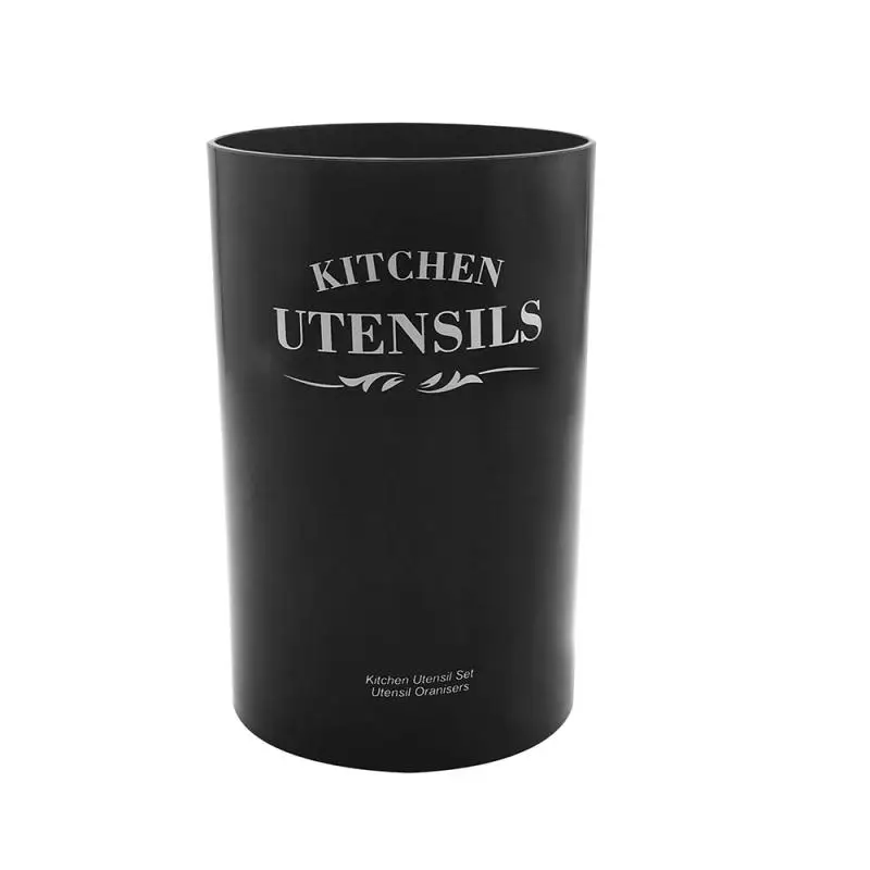 Black storage bucket