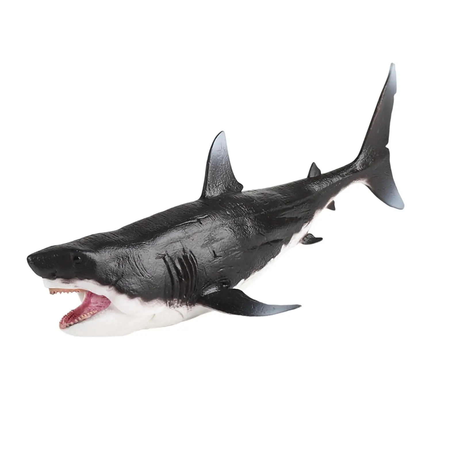 Megalodon Action Figure, Big Shark Fish Aquarium Figurine, Prehistoric Sea Life Model, Animal for Kids Children