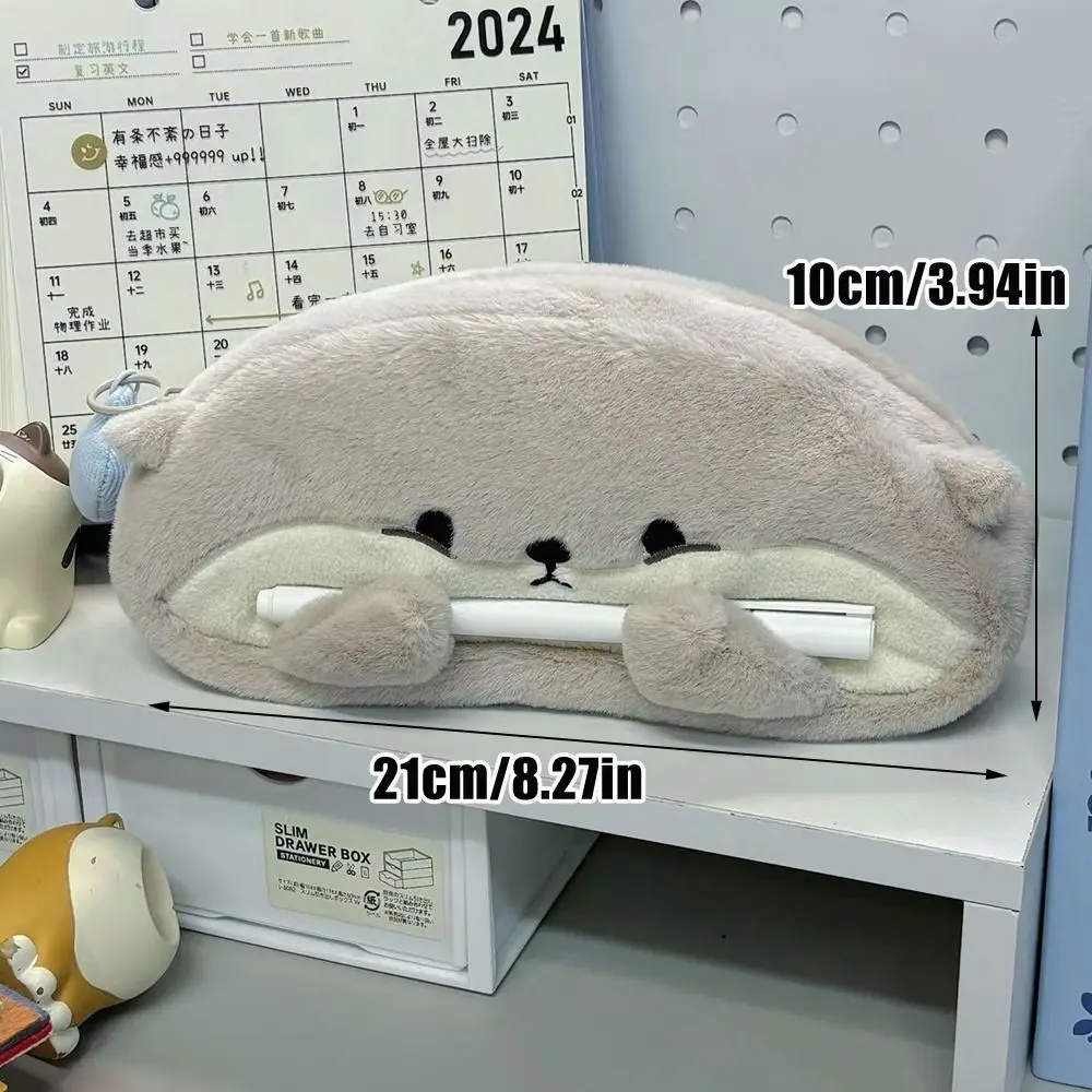 다기능 펜 가방 수달 펭귄 대용량 연필 케이스 문구 정리함 개학 선물