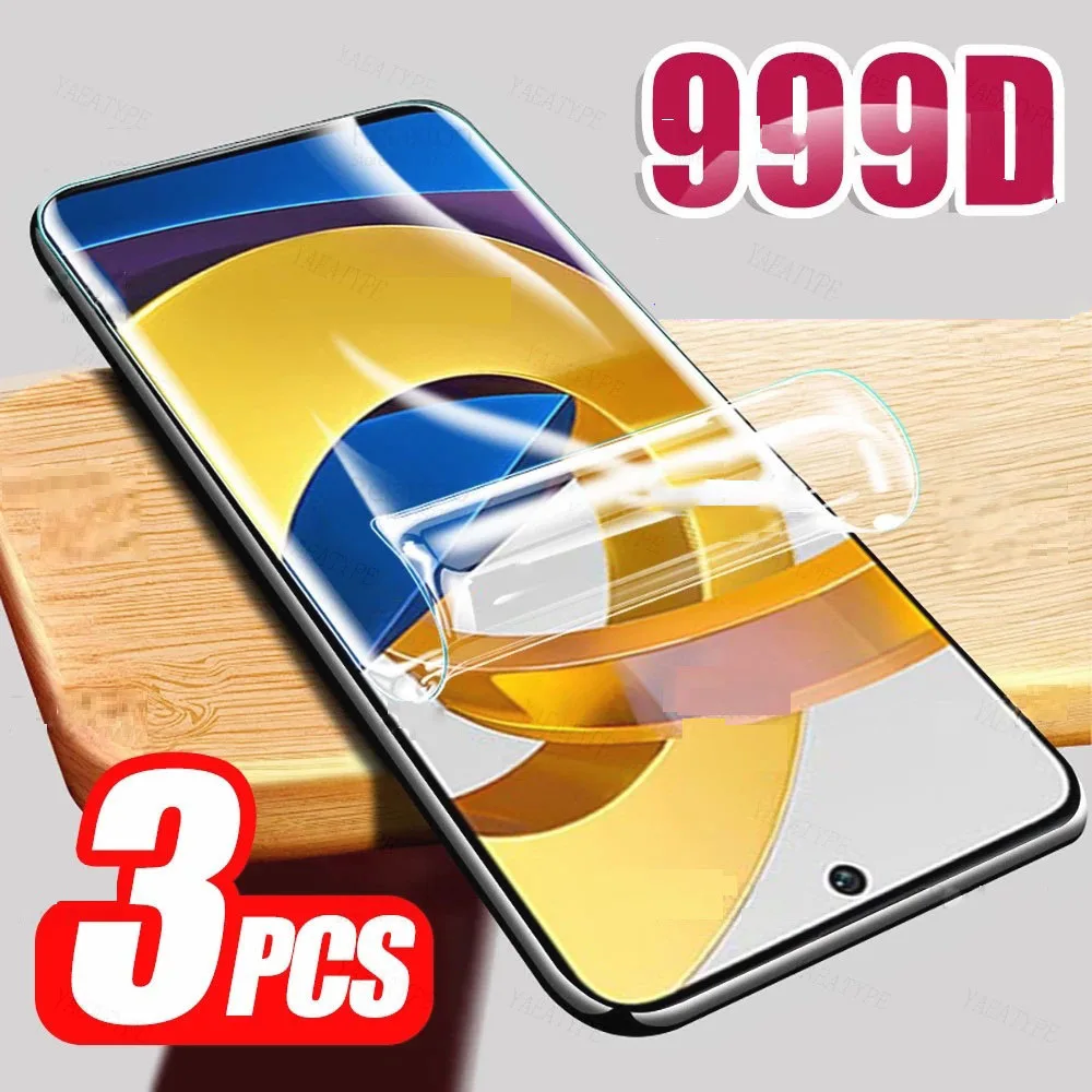 

Гидрогелевая пленка для Xiaomi Redmi Note 9 10 11 8 Pro, Защитная пленка для экрана, бриджи 10S, 11S, 9A, 9C, 9T, 10T, 8T, 3 шт.