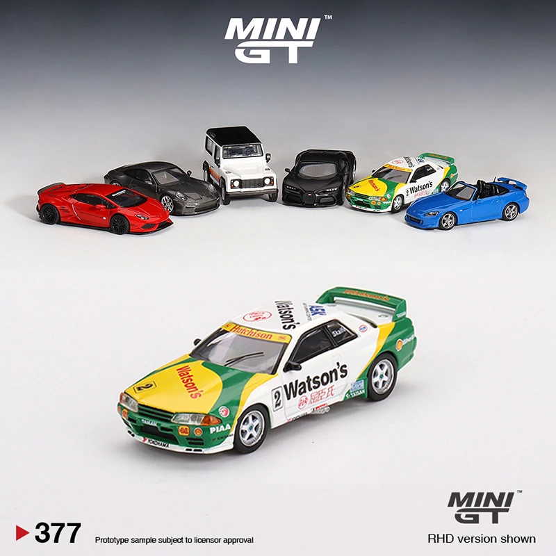 

Мини GT 1:64 модель автомобиля GT-R R32 Gr.A No.2 1991 Макао GP литой автомобиль #377 RHD