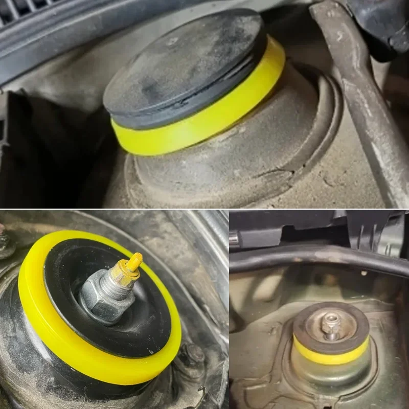 Silencer Pad Rubber Bushing Dampers Universal Front Strut Tower Mount Suspension Shock-Absorbing Bearing Washer Over Bump 1/2pcs