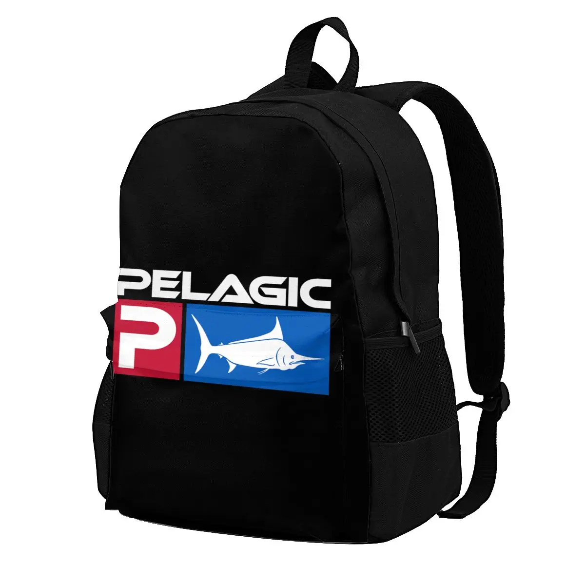 Pelagic Logo Large Capacity Backpack School Softback 3d Printing