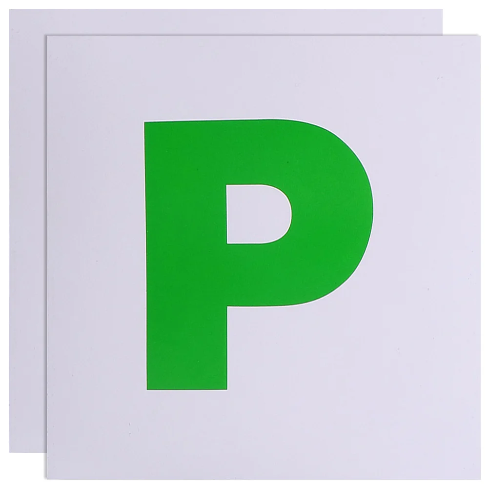 

2 Pcs Student Driver Magnet Sticker New Cars Automotive Stickers Rubber Water Proof