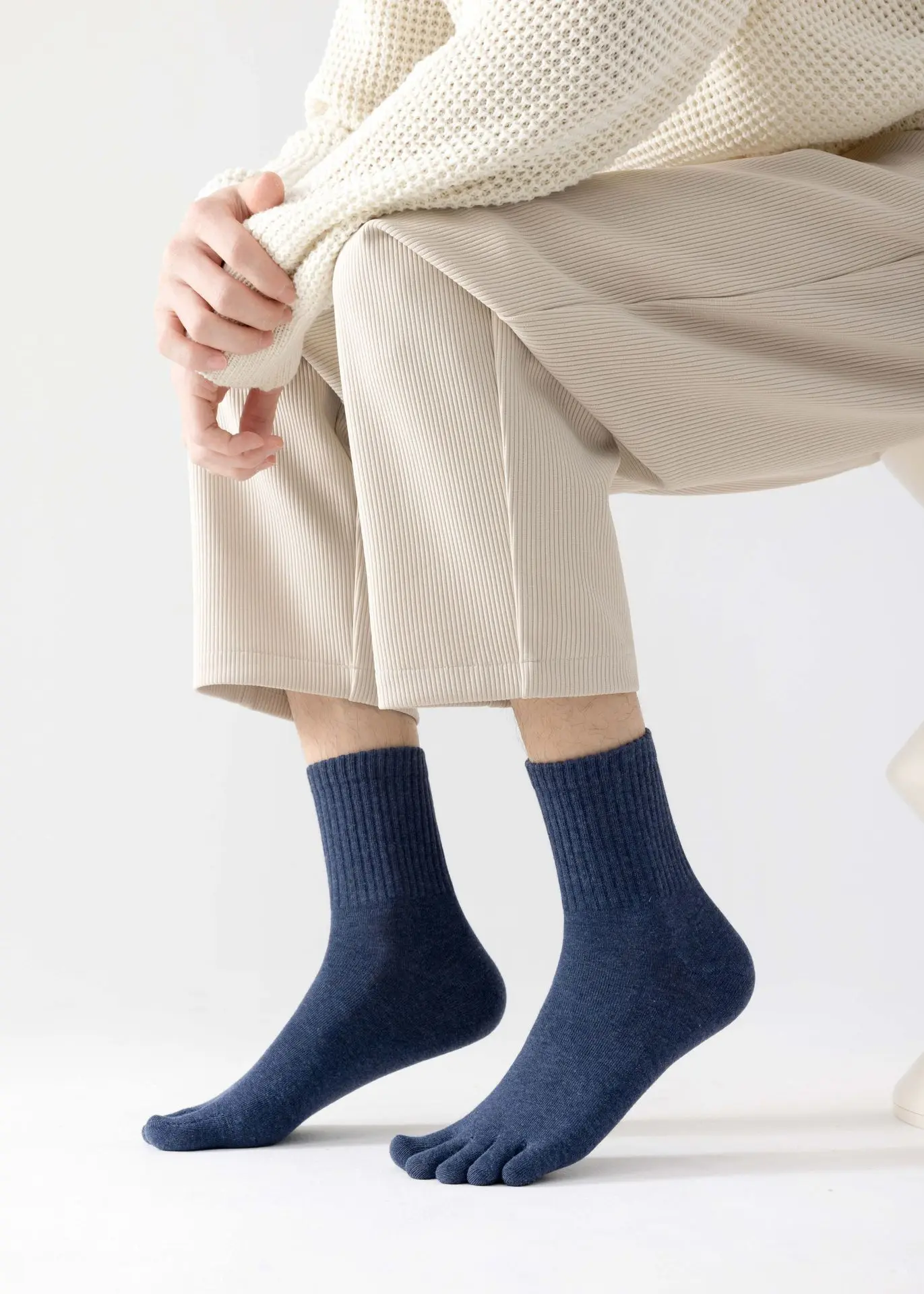 3 Paare/los Zehen Sport Kurze Socken Frühling Herbst Mann Baumwolle Anti-Bakterielle Anti-geruch Schweiß-Run Outdoor saugfähigen 5 Finger Socken – Detail 21