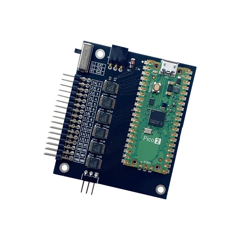 로직 분석기 V6.0 RP2350 Pico 2 - Windows, OSX 및 Linux용 소프트웨어가 포함된 400MHz 24채널 분석기