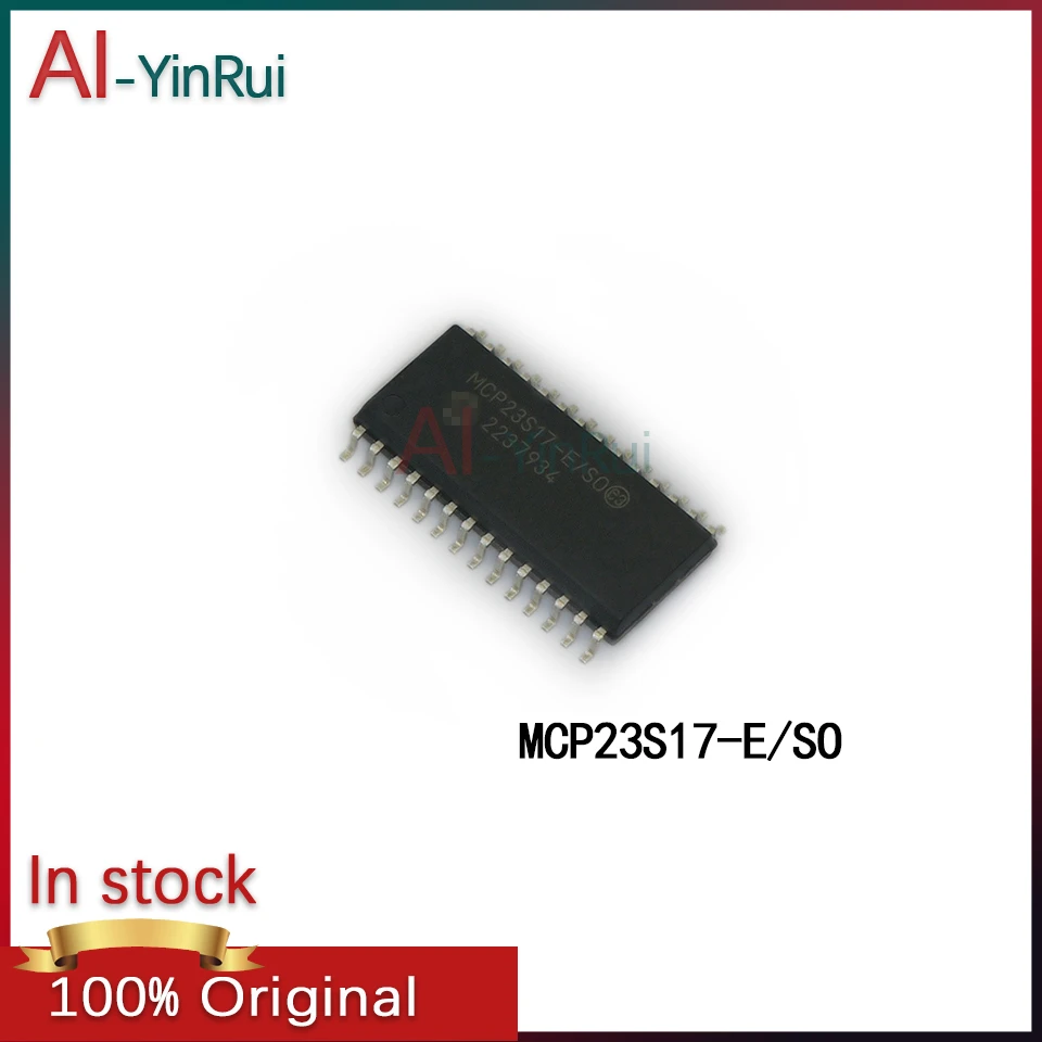 오리지널 주식, MCP23S17-E/SO, MCP23S17 SOP28, 10-100PCs, 신제품