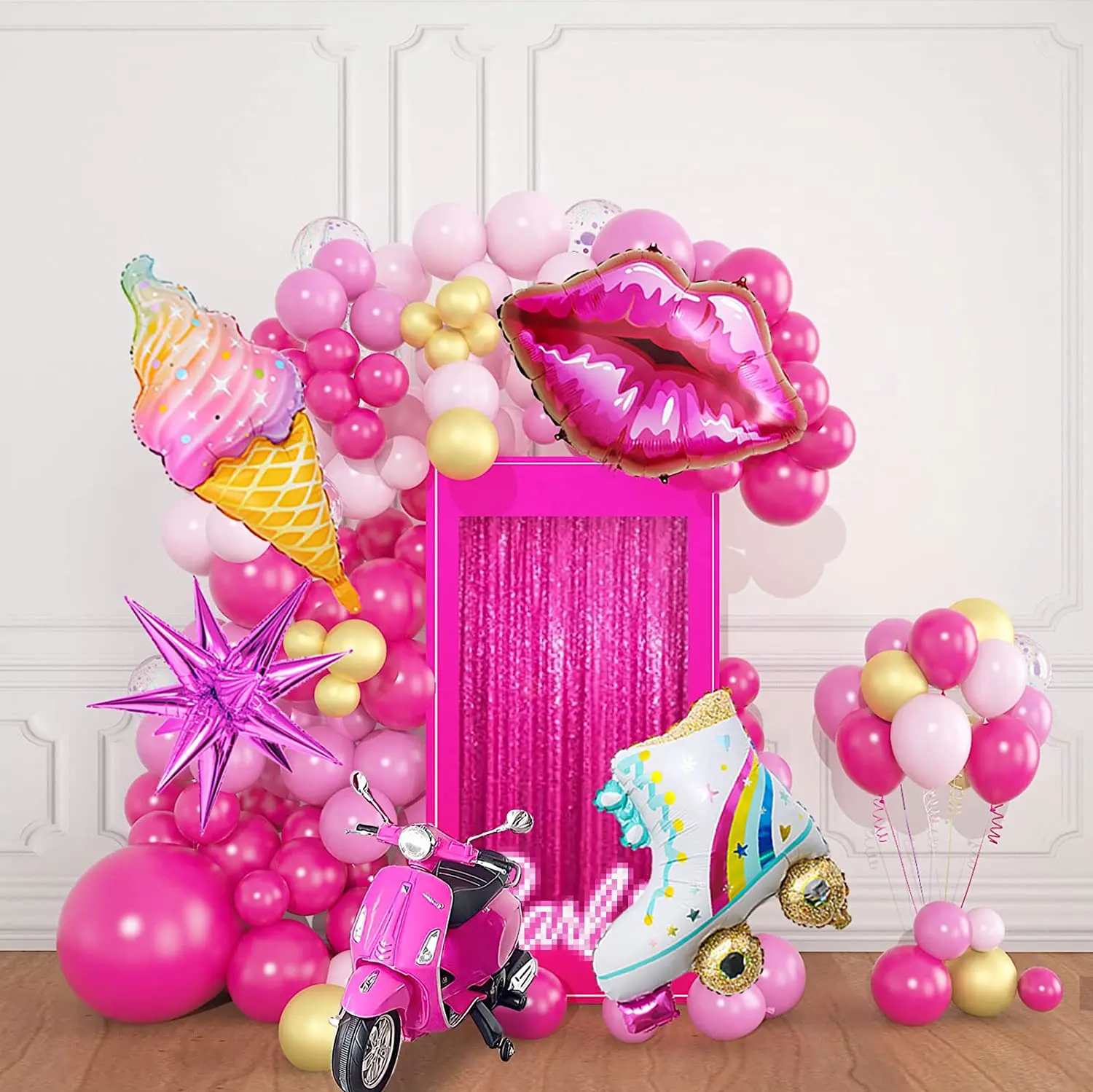 Kit D'arche De Guirxiété De Ballons Roses, Or Rose Vif, Métallisé, Fête À  Thème Princesse, Anniversaire De Fille, Baby Shower - Ballons Et  Accessoires - AliExpress