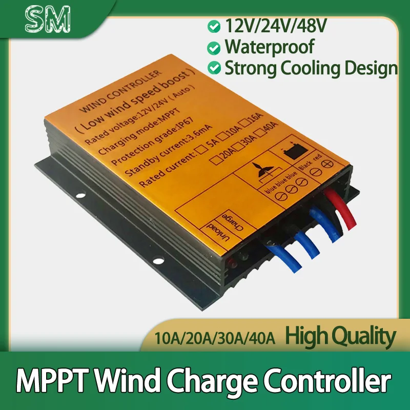 10KW 15KW 20KW Wind Turbine Generator With Free MPPT Controller For Home Low Noise 10000W 12V 24V 48V Vertical Windmill