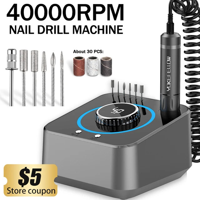 40000RPM Electric Nail Drill Professional Manicure Machine With