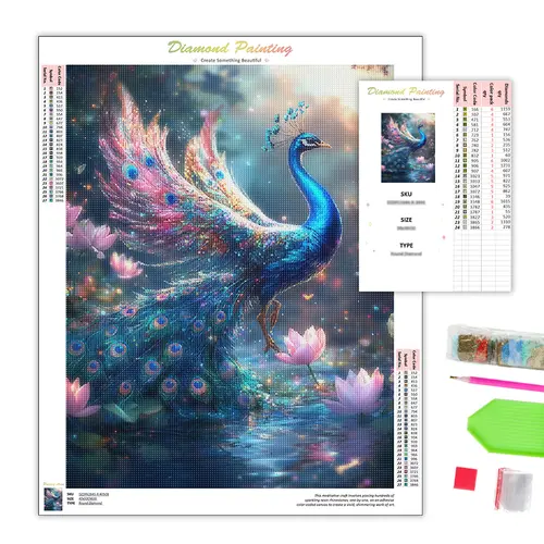 SDOYUNO Diamond Painting Complete Kit Animal Diamond Embroidery Wall Decoration Craft Diy Kits Gift Handmade Crystal 5D Diamond - Image 4