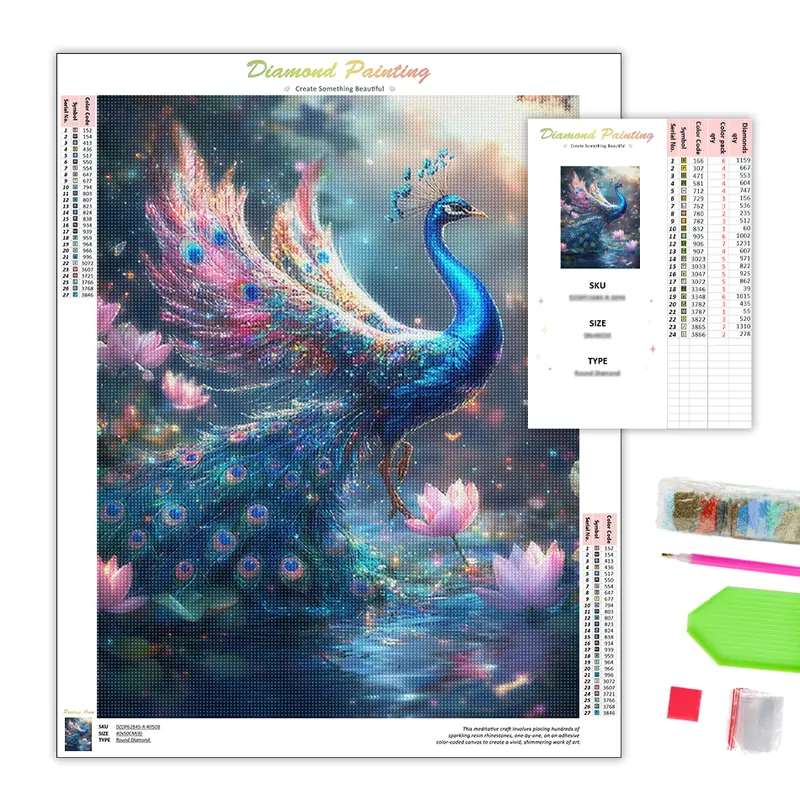 SDOYUNO Diamond Painting Complete Kit Animal Diamond Embroidery Wall Decoration Craft Diy Kits Gift Handmade Crystal 5D Diamond - Image 4