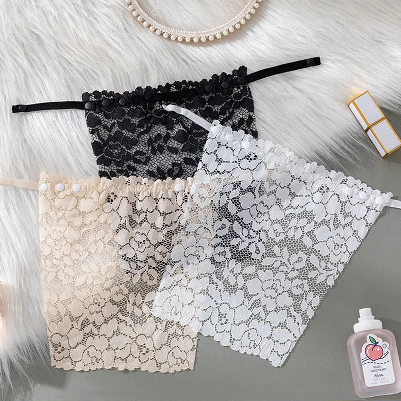 Lace Women Lingerie Bra Anti Peep Invisible Privacy Cleavage Cover Camisole Insert Wrapped Chest Seamless Underwear