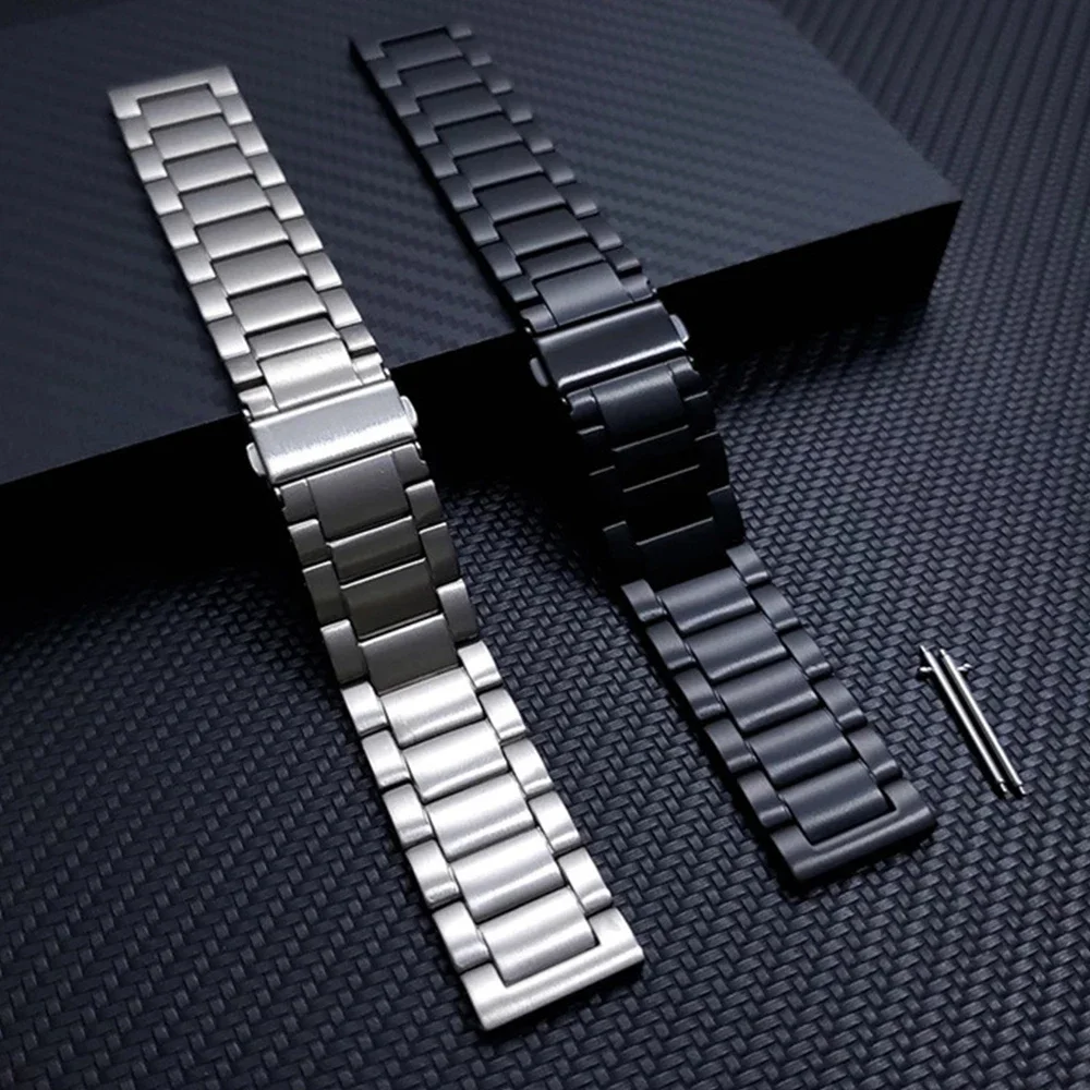 Premium Titanium Alloy Watchband with Stainless Steel Buckle