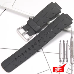 Premium Resin Watch Strap - Men's Rubber Replacement Bracelet Watch Accessory for G - 300 (Black S)