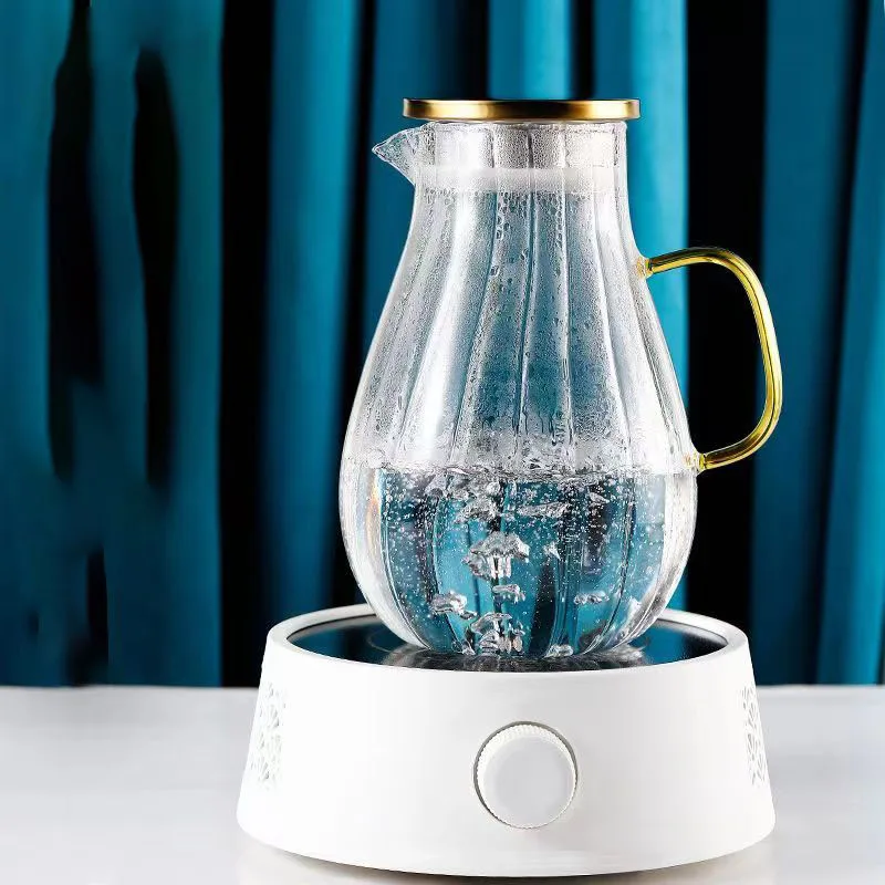 Glass Pitcher Cold Water Jug Large Capacity Glass Pitcher