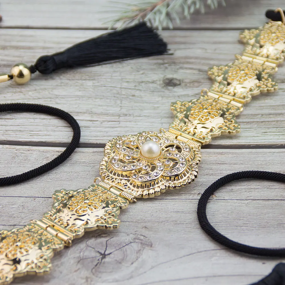 Poyasa maroc corde taille chaîne perle ceinture pour femmes