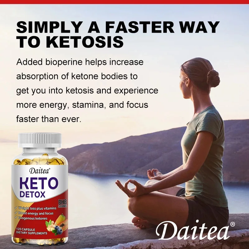 Keto Capsules Reduce Fatigue Keep Muscles Functioning Smoothly Help Normal Energy Metabolism Prevent Weight Gain