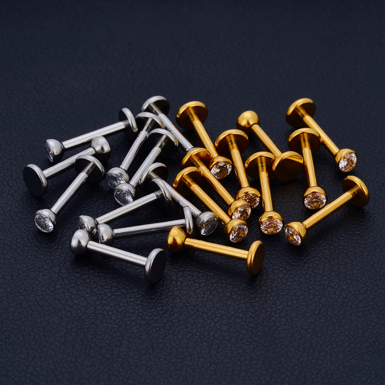 10pcs G23 Titanium Labret Piercing Lip Ring 16G Internal Thread Nose Stud Earring Tragus Helix Cartilage Piercing Women Jewelry piercing jewelry nose studs body piercing earrings ear piercing jewelry ear studs metal jewelry body piercing jewelry body jewelry