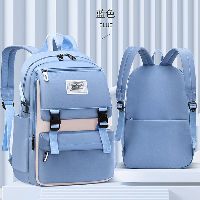 

High School Bags For Girls Student Many Pockets Waterproof School Backpack Teenage Girl High Quality Campus Backpack