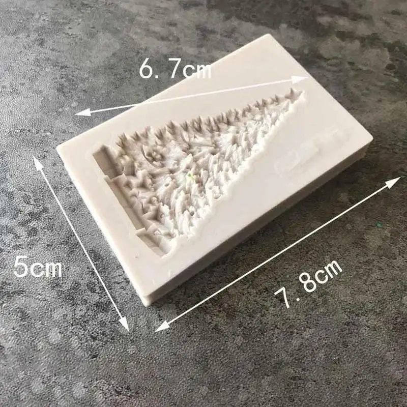 DIY Epoxy Resin Christmas Series Cake Baking Decoration Christmas Tree Shape Silicone Mold Christmas Tree Shape Silicone Mold