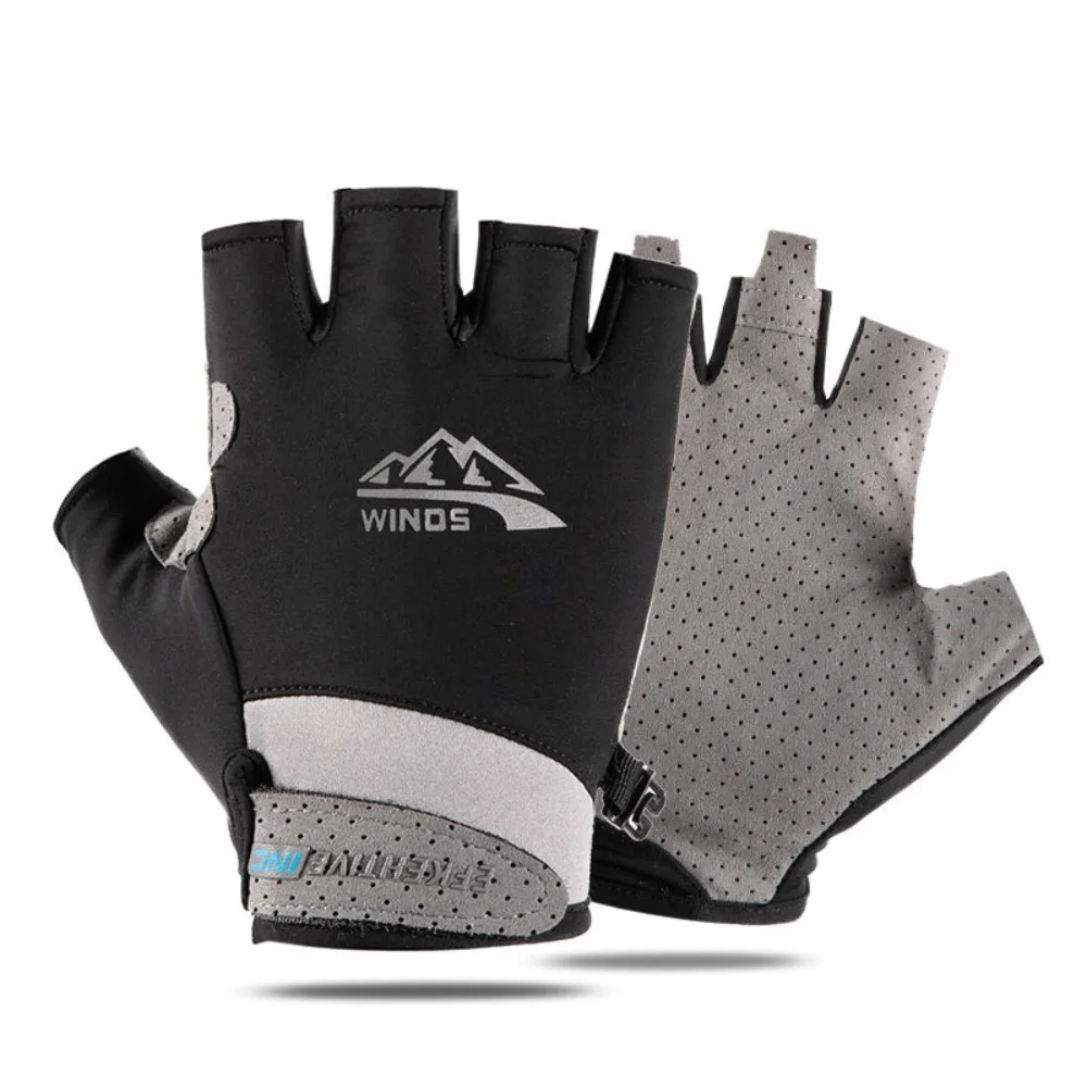 Anti-uv Half Finger Fishing Gloves Summer Outdoor Sport Riding Driving Gloves Sunscreen Breathable Fitness fingerless gloves fishing gloves sports gloves half finger gloves sunscreen gloves