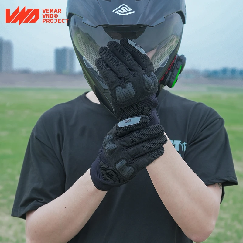 High Quality VND Motorcycle Riding Luvas Mesh Breathable Motocross Guantes Moto Mountain Bmx MTB Drit Bike MX Gloves