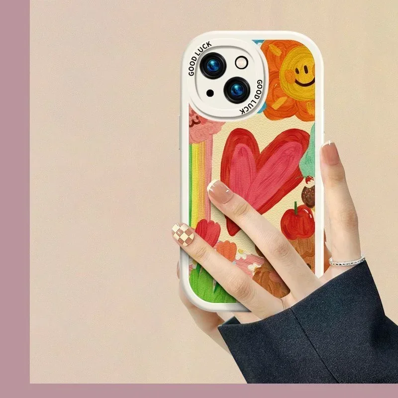 Retro Floral Chain Phone Case – Sweet and Stylish Protective Cover
