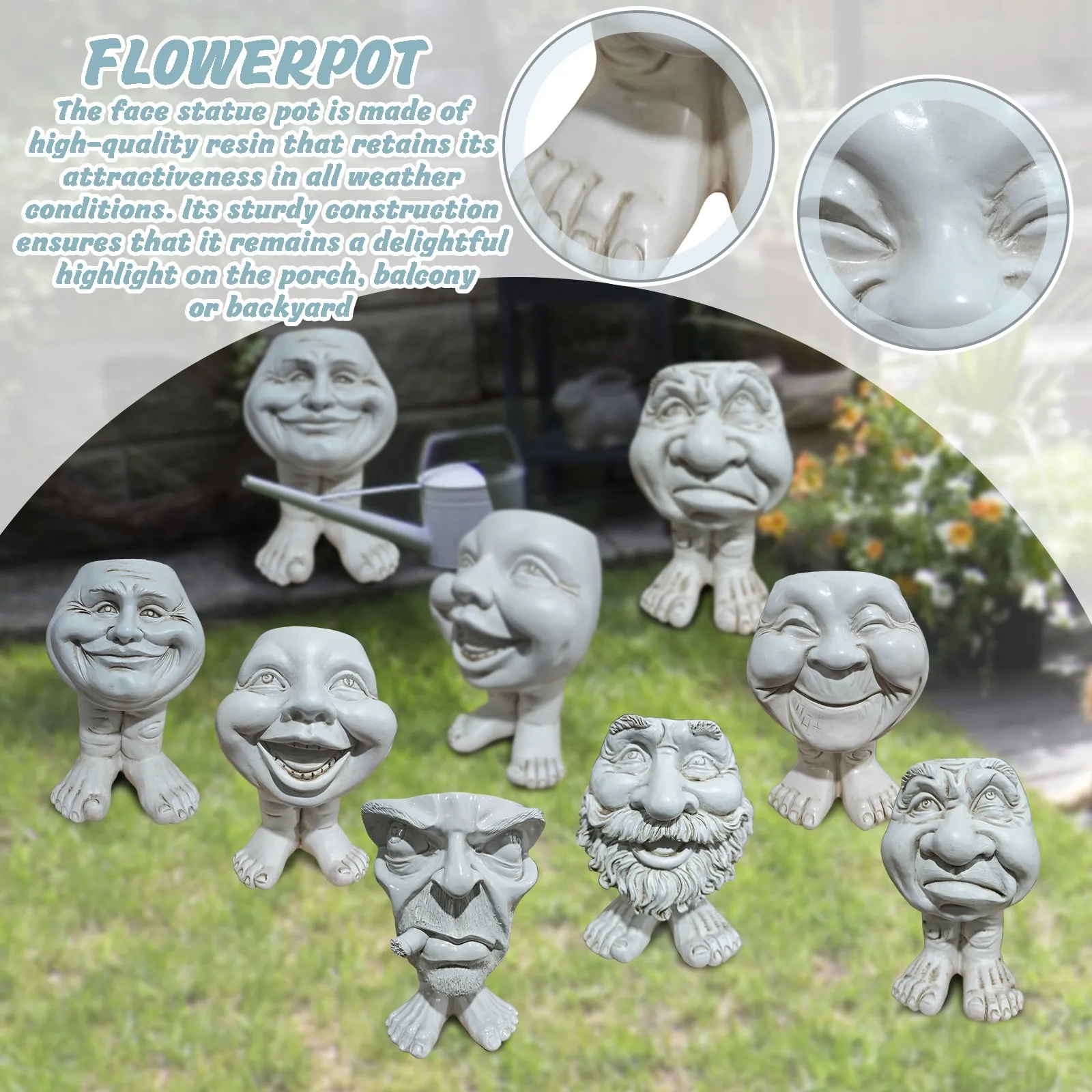 Funny Muggle Flower Pot Ornament 5