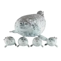 Japan Osaka Simulated Seal Doll Pillow Aquarium Popular Soft Pillow Aquarium Plush Toy Chair Cushion  Cute Pillow 1