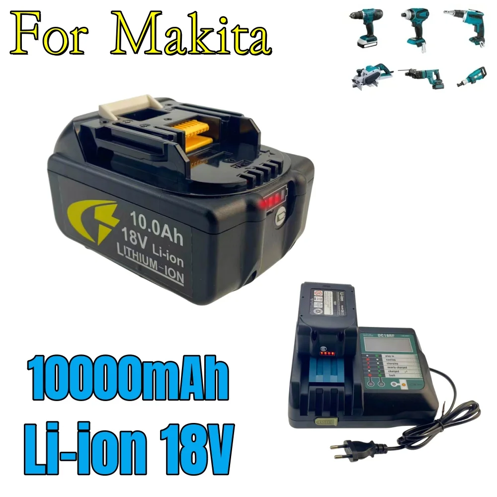 

Аккумуляторная батарея для электроинструментов Makita, 18 в, 10000 мАч