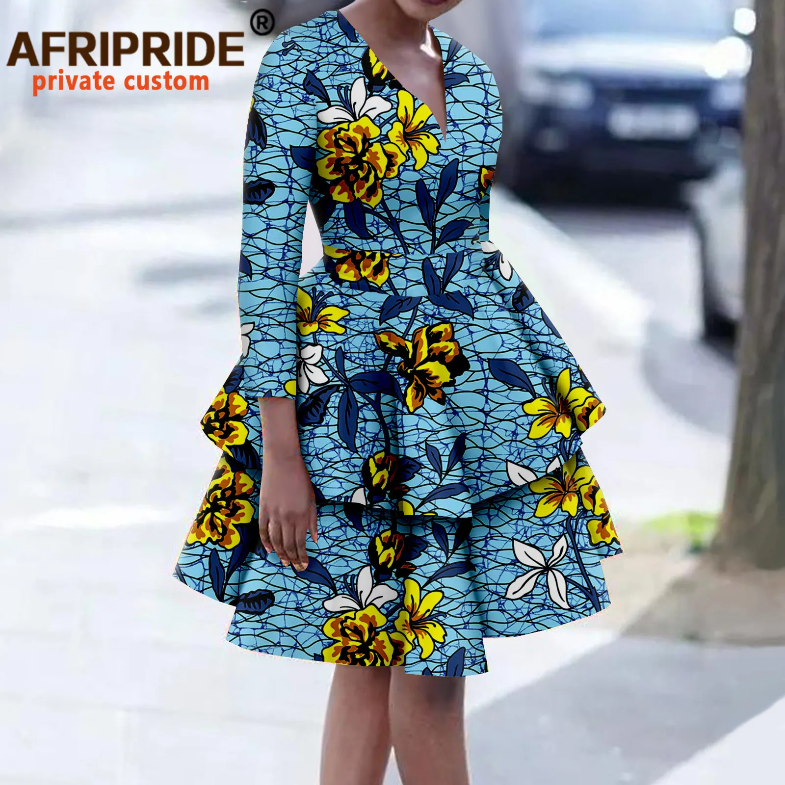Wear Ankara Dress Ready To Wear African Dresses Ankara Dresses Casual Wear  For Ladies 2021 Afripride African - Main Image