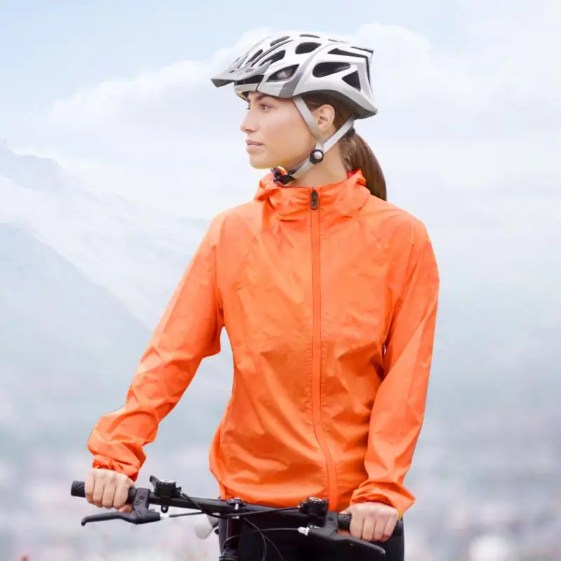 Women Windproof Waterproof Cycling Jacket Ultralight MTB Bicycle Long Sleeve Windbreaker Sleeveless Vest Camping Bike Coat