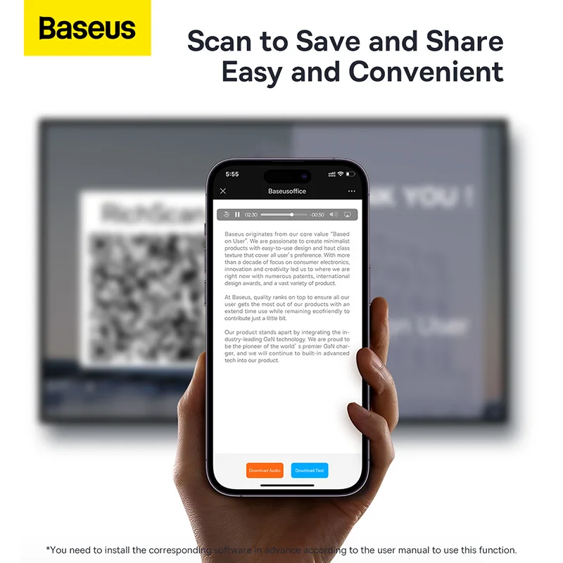 Baseus Spotlight Presentation Remote Wireless Laser Pointer.