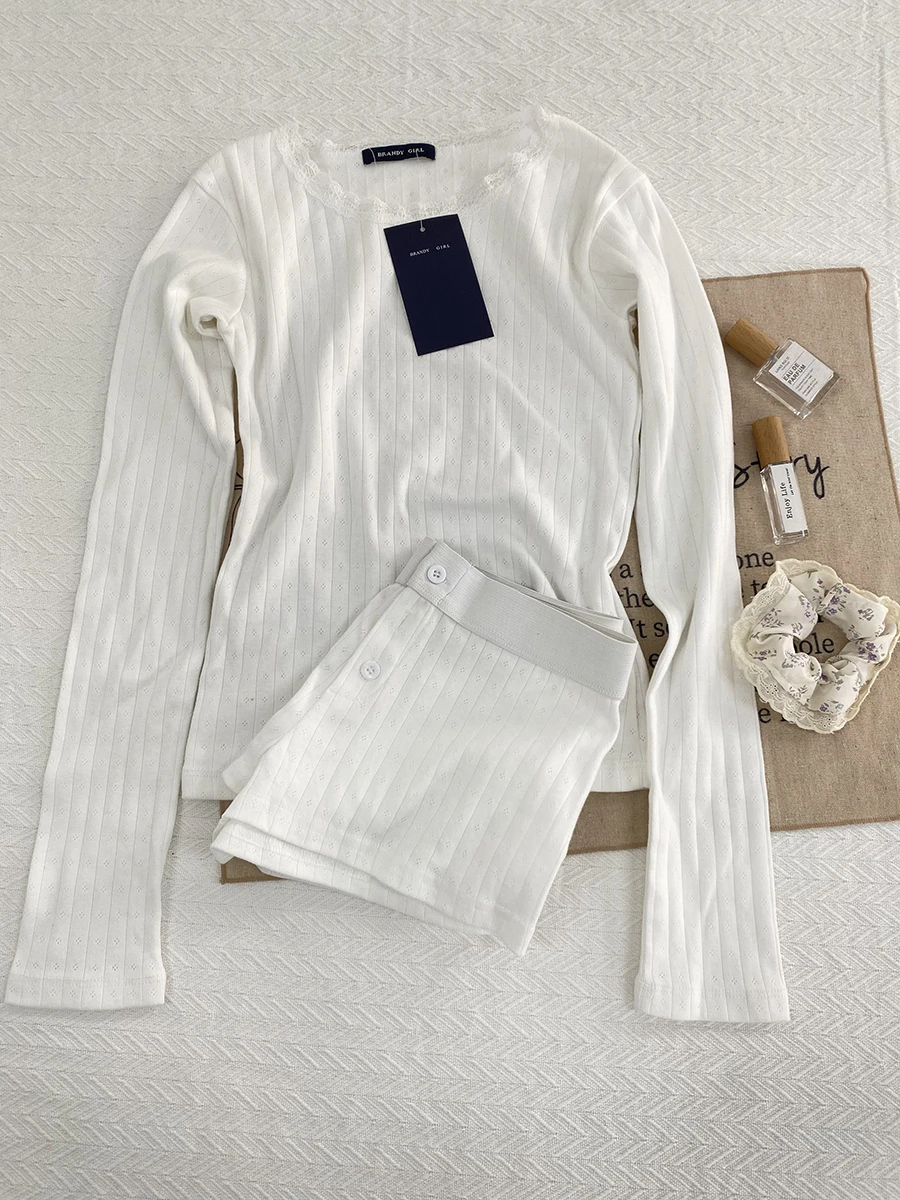 Lace white set B