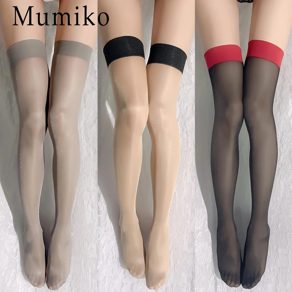

Summer Sexy Thigh High Stocking Ultra-thin Women Sexy Underwear Non-Slip High Stockings Silk Erotic Stockings Shaping Hot Sale