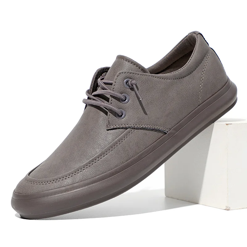 Men's Leather Shoes Low-top Shoes Casual British Pedal Men's Spring Autumn Business Boots Tide BD22432