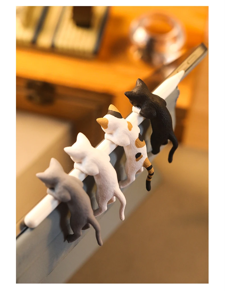 Neue Produkte auf Lager, siehe Goldfisch-Katze, Blindbox, Fische fangen, drei Blumen, Katze, schwarze Katze, trendiges Spiel mit Desktop-Ornamenten, Geschenk – Detail 14