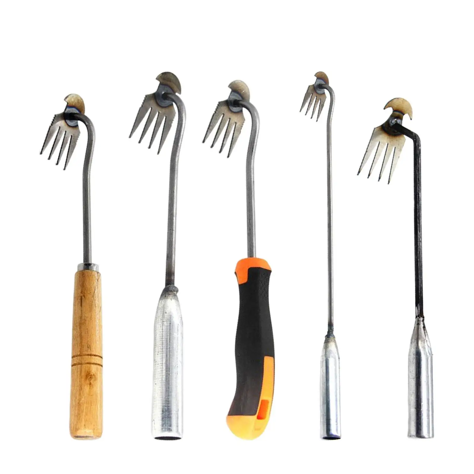 

Garden Weeder Tool Stainless Steel Digging Portable Labor Saving with Handle Manual Weeder for Bonsai Yard Lawn Backyard Garden