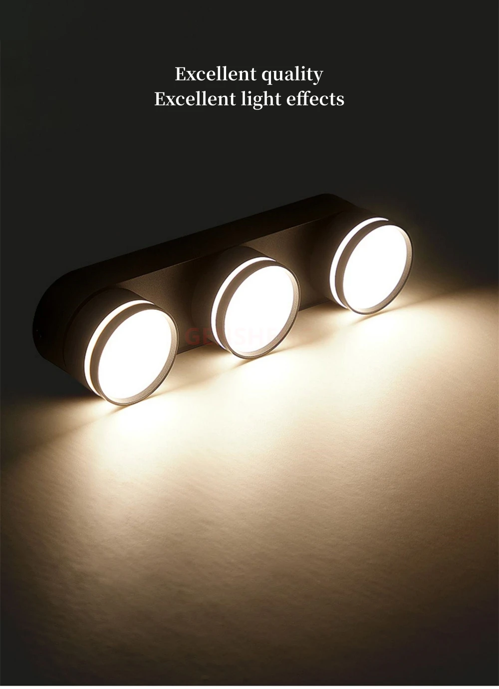 Description Picture 3 of itemLED Downlight Surface Mounted Dimmable 9W12W15W18W For Indoor Lighting Living Room Kitchen Home Decor Adjustable Angle Ceil Lamp