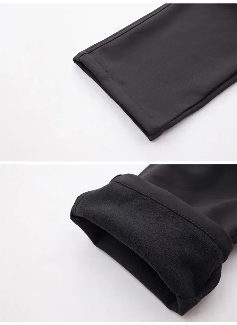 Hiking Pants Men Winter Fleece Lined Pants Mens Tactical Fishing Climbing Trekking Work Pant for Men Clothes Hunting Mens