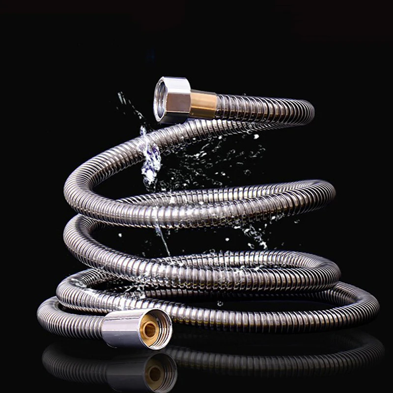 Stainless Steel Shower Hose Tube Shower Hose Extension Plumbing Hoses Flexible Aliexpress
